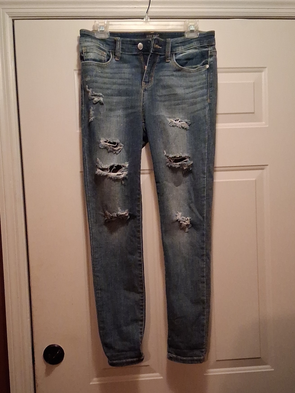 Distressed Skinny Fit Judy Blue Jeans